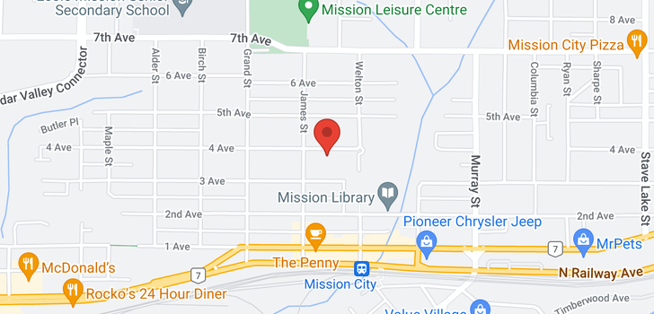 map of 211 33150 4TH AVENUE